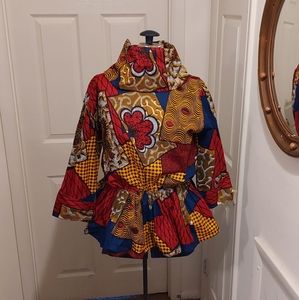 African print shirt size M/L